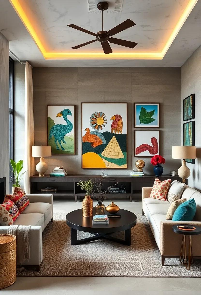 merge traditional and⁤ contemporary art: Display modern art alongside traditional pieces to create⁤ a dynamic, spirited gallery