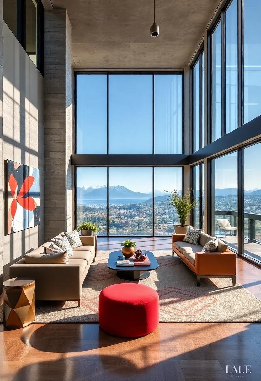 The Penthouse at ​The Bravern in Bellevue: A perfect harmony of ‌contemporary art and architectural brilliance, ⁣this residence offers sweeping views of the cascade⁤ Mountains framed by luminous ⁣floor-to-ceiling ⁣glass