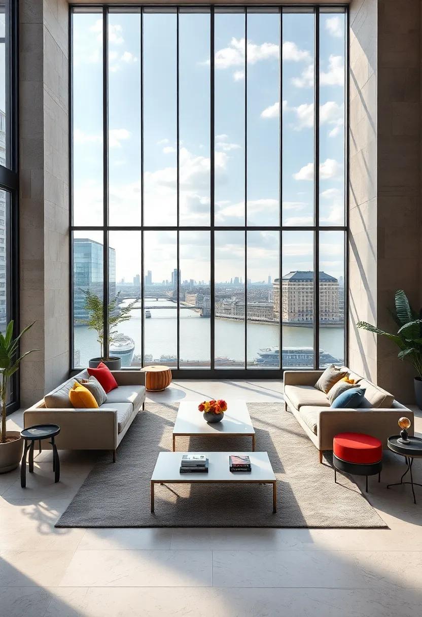 The⁢ Urban Retreat in london: A ‍sleek, minimalist design ⁤accentuated by floor-to-ceiling windows that⁢ provide a stunning‌ view of‌ the Thames, blending ⁣luxury city living⁤ with‌ contemporary elegance