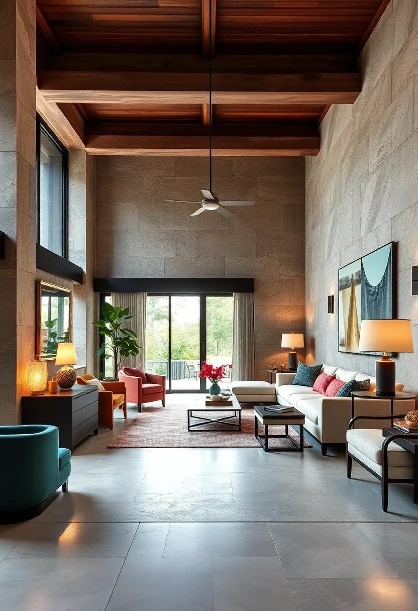 Soft Lighting: Balance bold ⁢designs ⁤with warm, ambient lighting ⁣through table lamps ⁣and sconces that⁤ create a cozy atmosphere