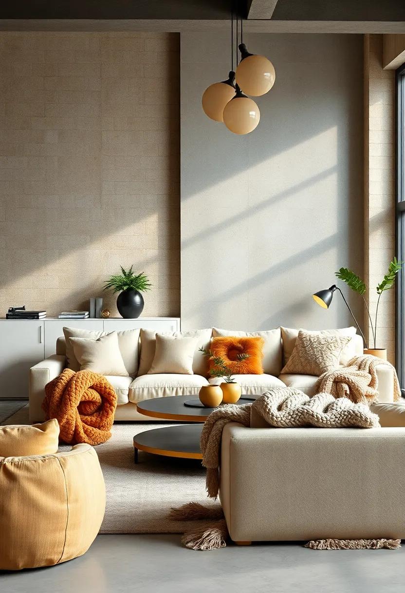 Textured Throws: Incorporate a variety ⁤of materials like velvet, faux fur, and‌ chunky knits ⁢to create cozy, inviting layers on your ⁢sofas or beds