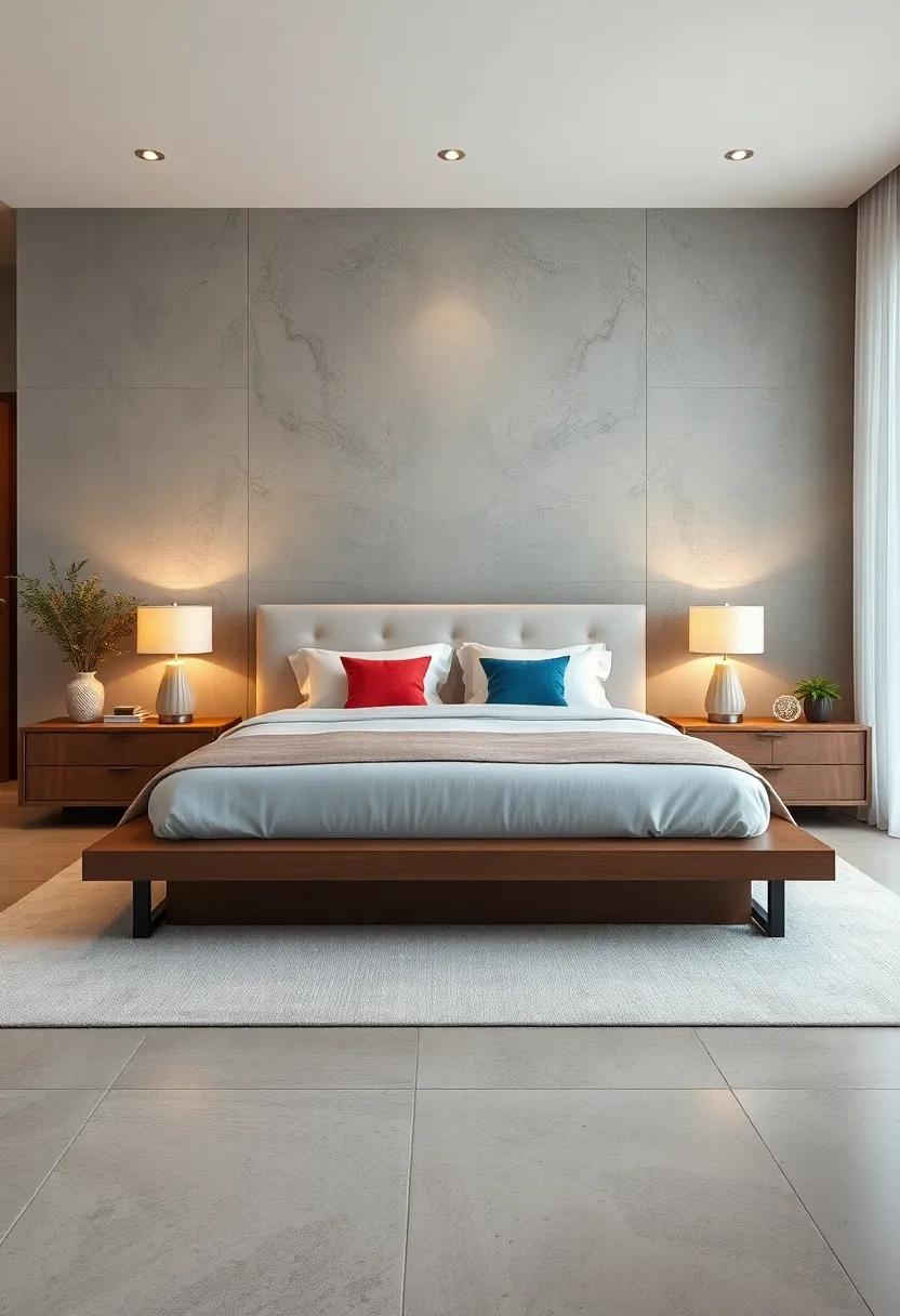 Emphasize ‍Symmetry: Style‌ your⁣ bedside tables and lamps in matching pairs to achieve a balanced and harmonious look around your platform bed