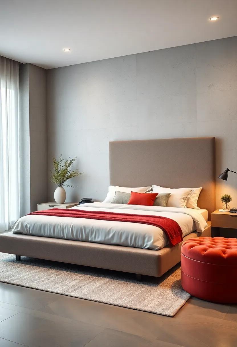 Use⁤ Statement ​Headboards: Select ‍a⁤ bold, upholstered headboard to elevate the design⁤ of your platform bed, ‍turning it⁢ into a true ⁢focal point