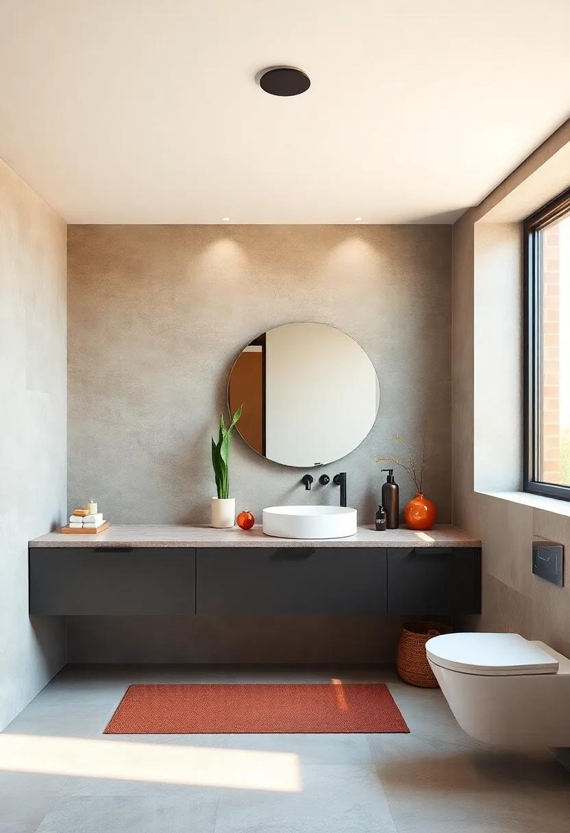 Floating Vanities: Choose​ floating bathroom vanities⁢ for a sleek, modern look while maximizing floor space
