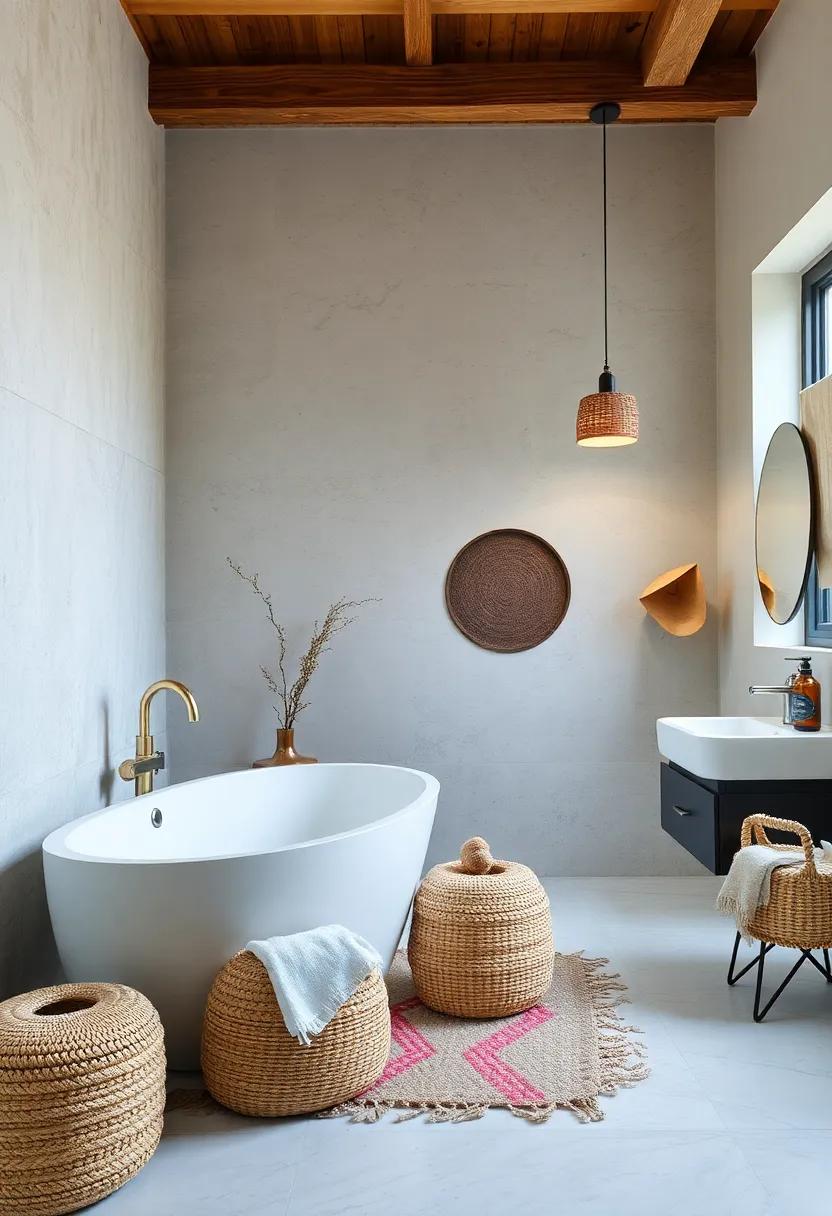 Layered‍ Textiles: Use a combination of materials like woven baskets, soft rugs, and plush towels to create a ​cozy and inviting space