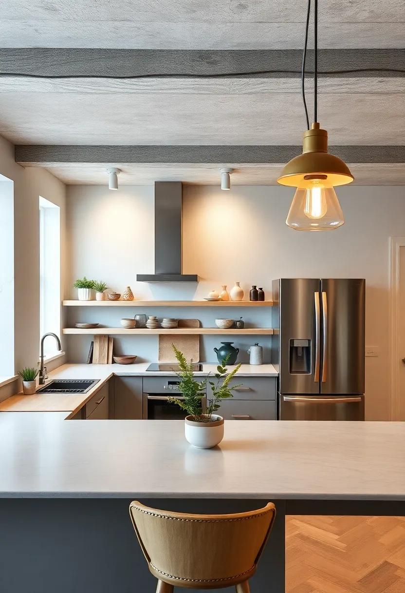 Monochromatic Schemes: Stick to a monochromatic color palette in lighting fixtures to unify your kitchen’s aesthetic, emphasizing simplicity and elegance