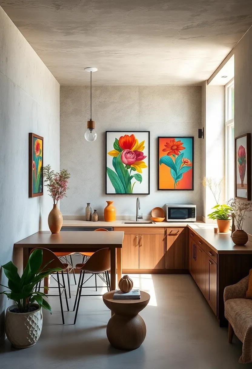 Display⁤ Art in Unused Space: ⁣Utilize wall space‌ around windows to display vibrant⁣ art, adding personality while keeping the‍ area‍ inviting