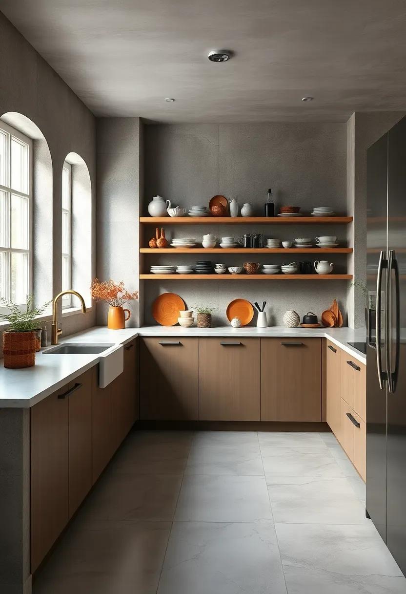 Incorporate Open Shelving: open⁢ shelves⁤ can make a small ⁤kitchen feel less ⁣crowded, ⁣offering a place to showcase your favorite dishes and culinary items