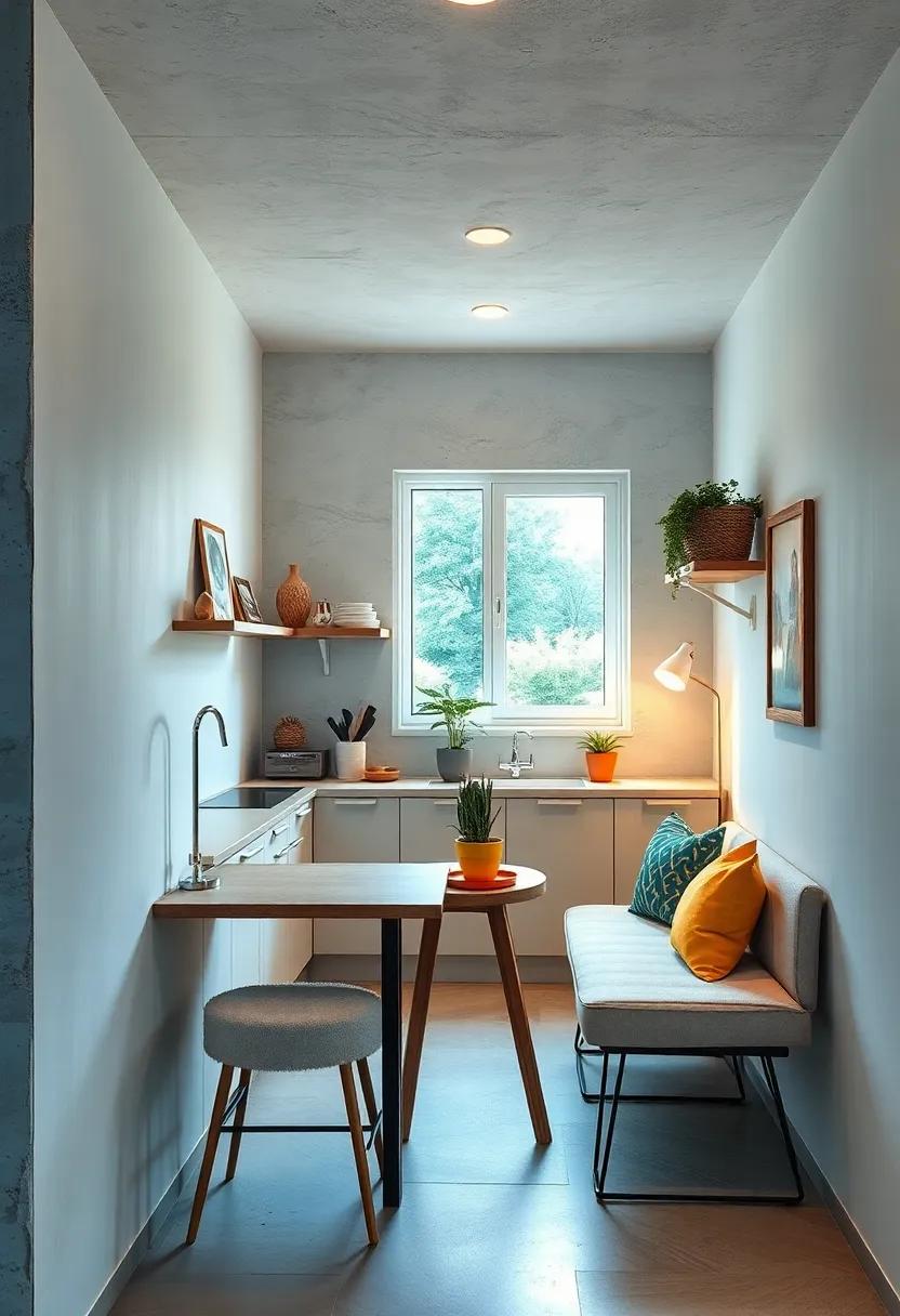 Opt ‌for Multi-Functional furniture: Look for pieces ⁤like pull-out tables or stools that ‌can be easily tucked away ⁢when ‌not⁤ in use, conserving space