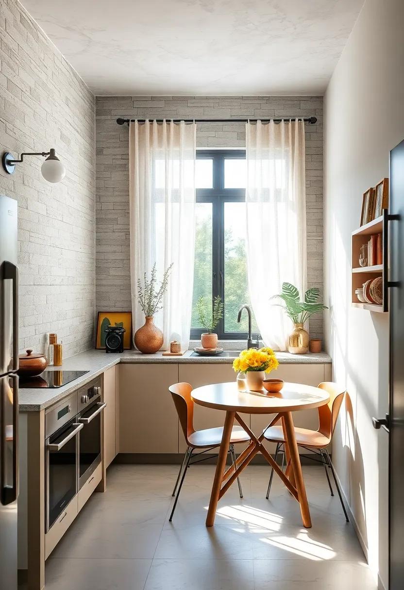 Use​ Sheer ‍Curtains for Optimal‍ Light: Enhance your small kitchen windows with sheer curtains‍ that allow natural⁤ light to flood the space​ while providing ⁤a touch of privacy