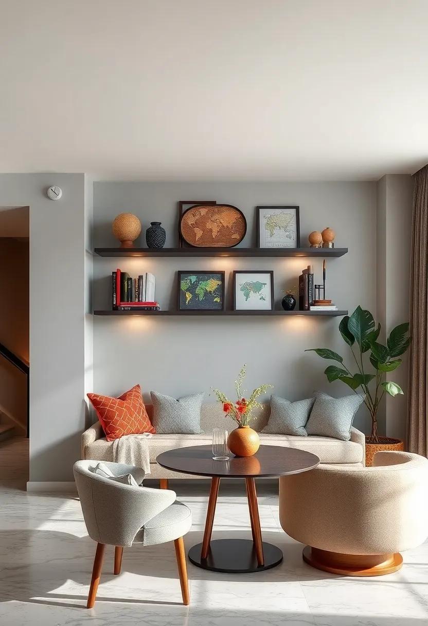 Curate a Travel Corner:⁣ Dedicate a section of your shelf ‌to ⁤mementos ‌from your⁢ travels, sparking⁢ conversations ⁢and memories