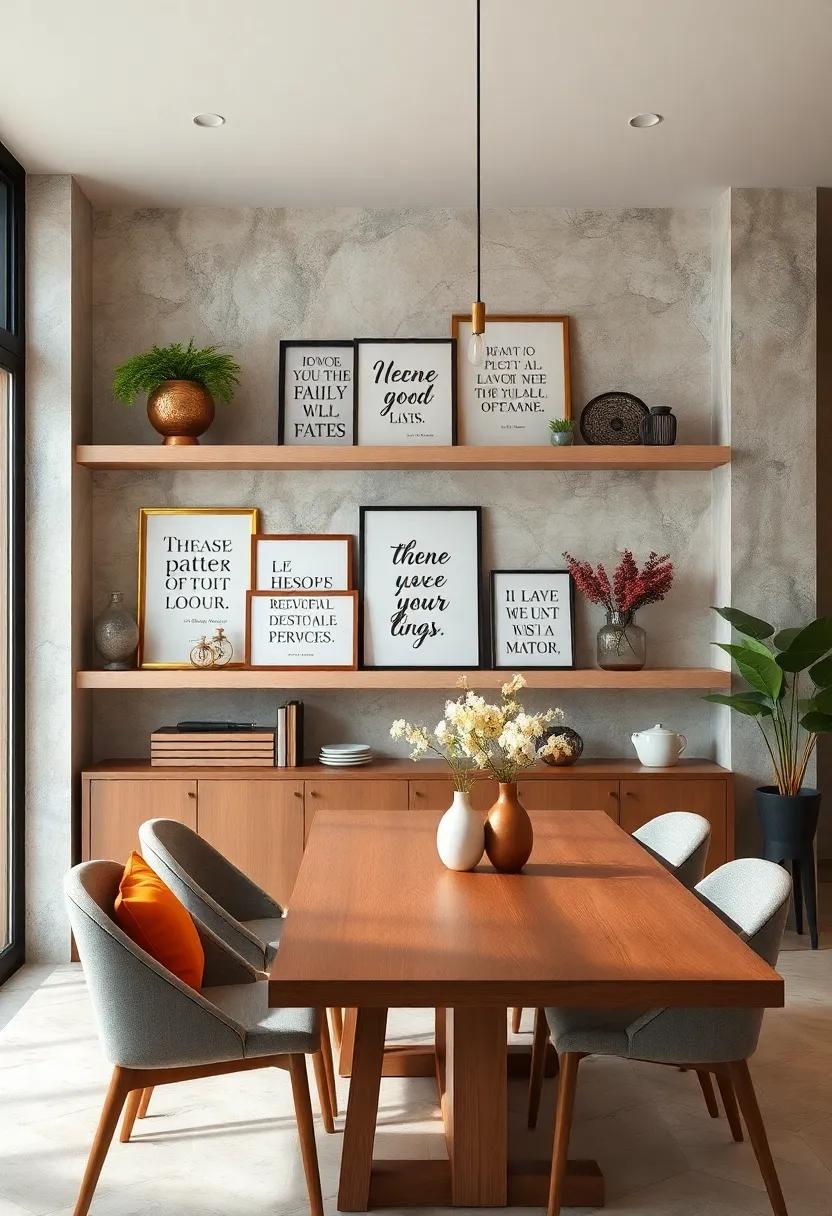 Inspirational Quotes: Add framed‍ quotes or typography art that resonates with you for a daily dose of⁣ motivation