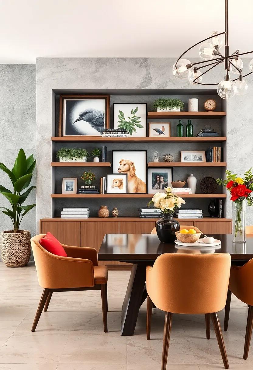 Mix Artistic Expressions: Display art pieces ⁤alongside books and decorative objects to ⁢blend creativity and ‌elegance