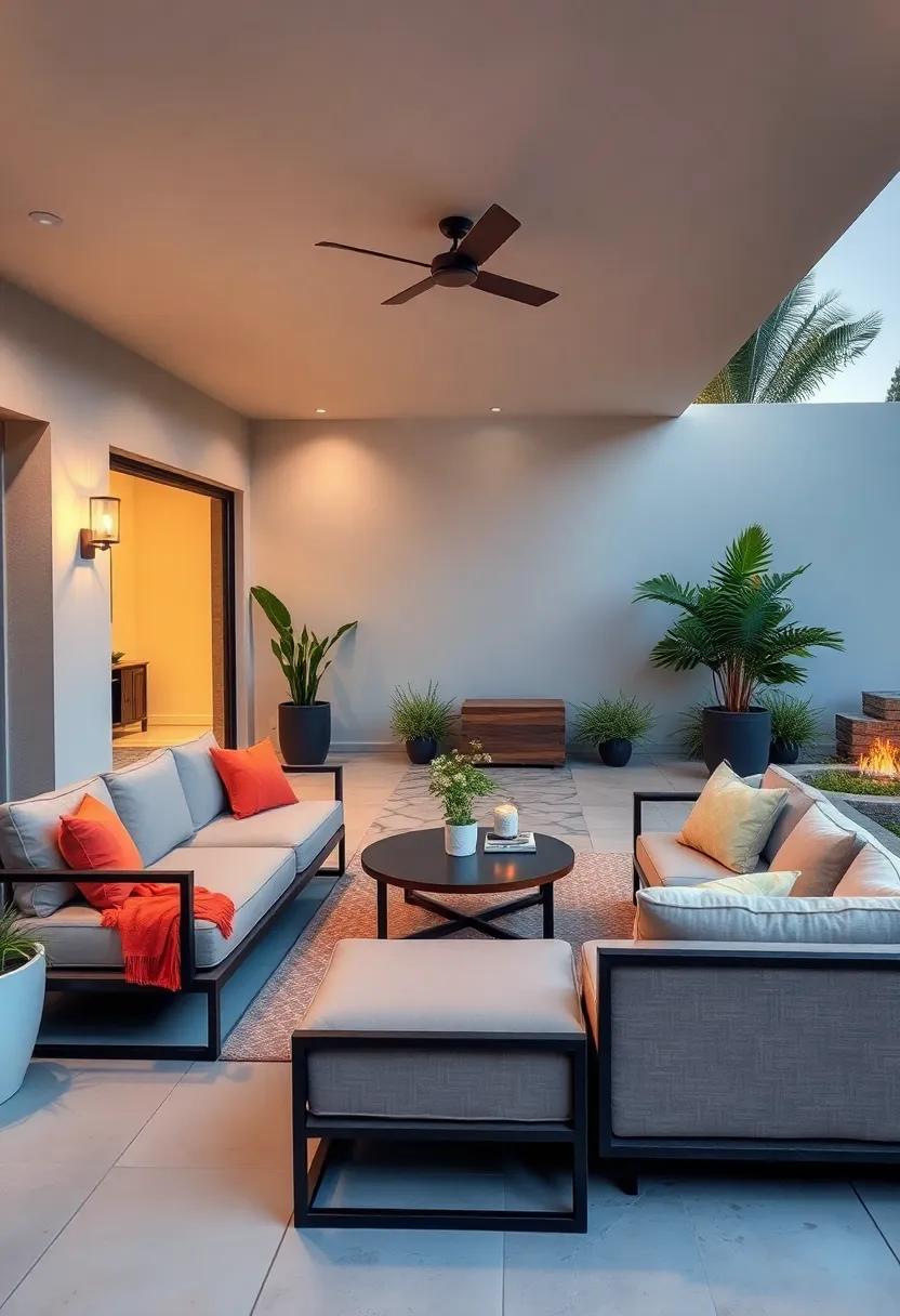 Modular Lounge Furniture: Invest in modular pieces that allow for customizable seating arrangements, ⁤perfect for both intimate and⁤ larger gatherings